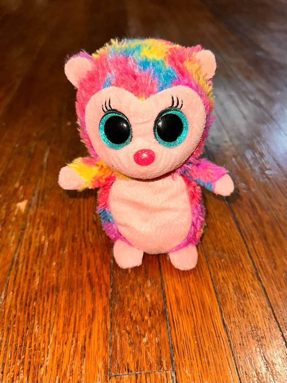 TY Holly Beanie Boo Multi Colored Hedgehog